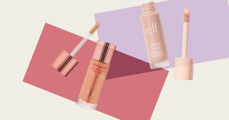 Charlotte Tilbury’s Hollywood Flawless Filter vs. the E.L.F. Dupe