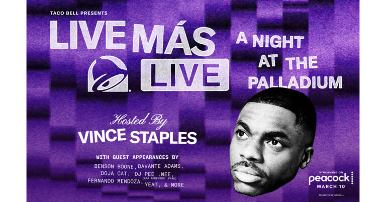 TACO BELL’S LIVE MÁS LIVE IS BACK AS A MUST-WATCH SPECTACLE, WHERE 2026 MENU REVEALS COLLIDE WITH HOLLYWOOD STAR POWER TACO BELL’S LIVE MÁS LIVE IS BACK AS A MUST-WATCH SPECTACLE, WHERE 2026 MENU REVEALS COLLIDE WITH HOLLYWOOD STAR POWER
