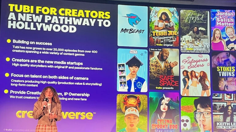 Streaming services like Tubi are recruiting creators like Hollywood once recruited actors