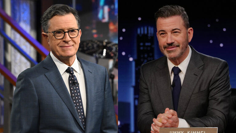Colbert and Kimmel in Emmys 2026 Variety Series Nominations