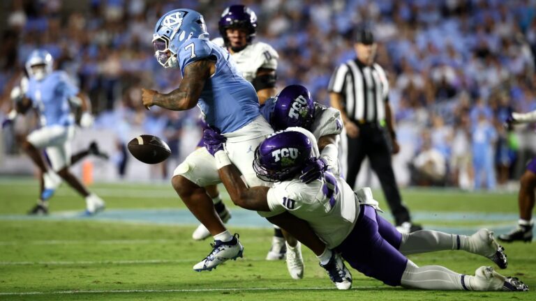 Where to Watch TCU vs UNC: NCAA College Football Free Streaming Online