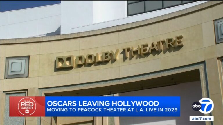 Oscars to leave Hollywood’s Dolby Theatre in 2029; Academy Awards ceremony moving to new home at LA Live Oscars to leave Hollywood’s Dolby Theatre in 2029; Academy Awards ceremony moving to new home at LA Live