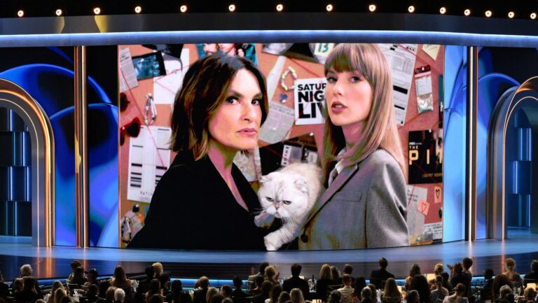 2026 Emmys Producers Explain How They Pulled Off Taylor Swift Cameo 2026 Emmys Producers Explain How They Pulled Off Taylor Swift Cameo